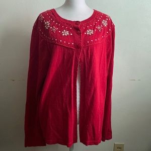 Sequenced snowflake Christmas sweater